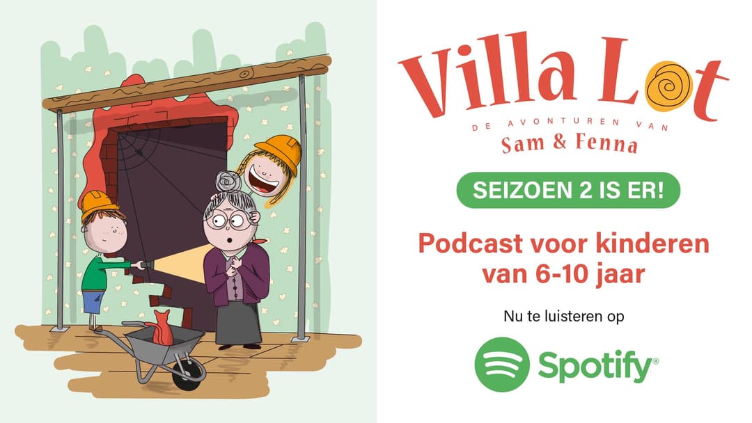 Kinderpodcast: Nieuw zomerserie Villa Lot!