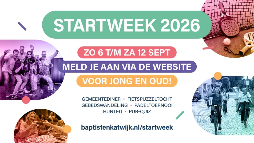 Meld je nu aan voor de Startweek!