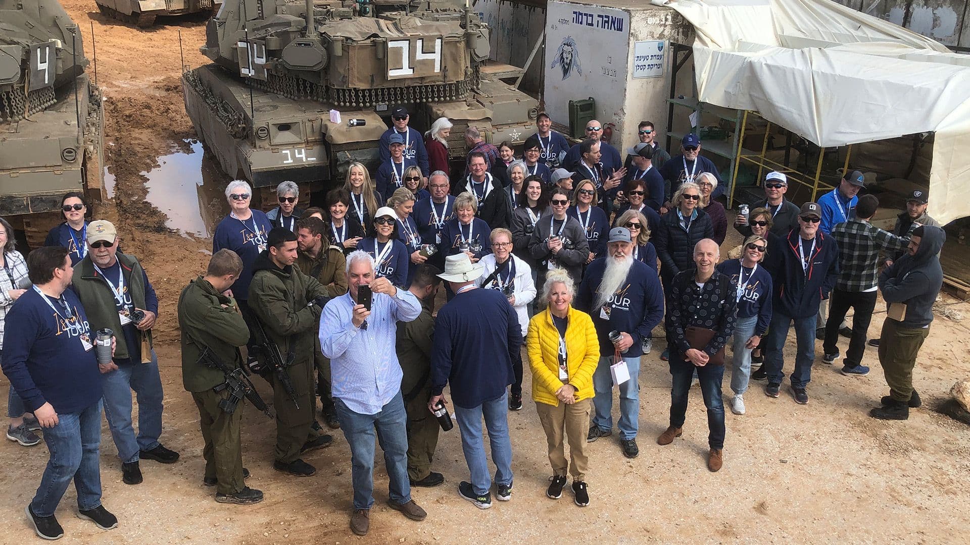 Onze partnergemeenten in Israël in Kirjat Sjmona en Rosh Pina