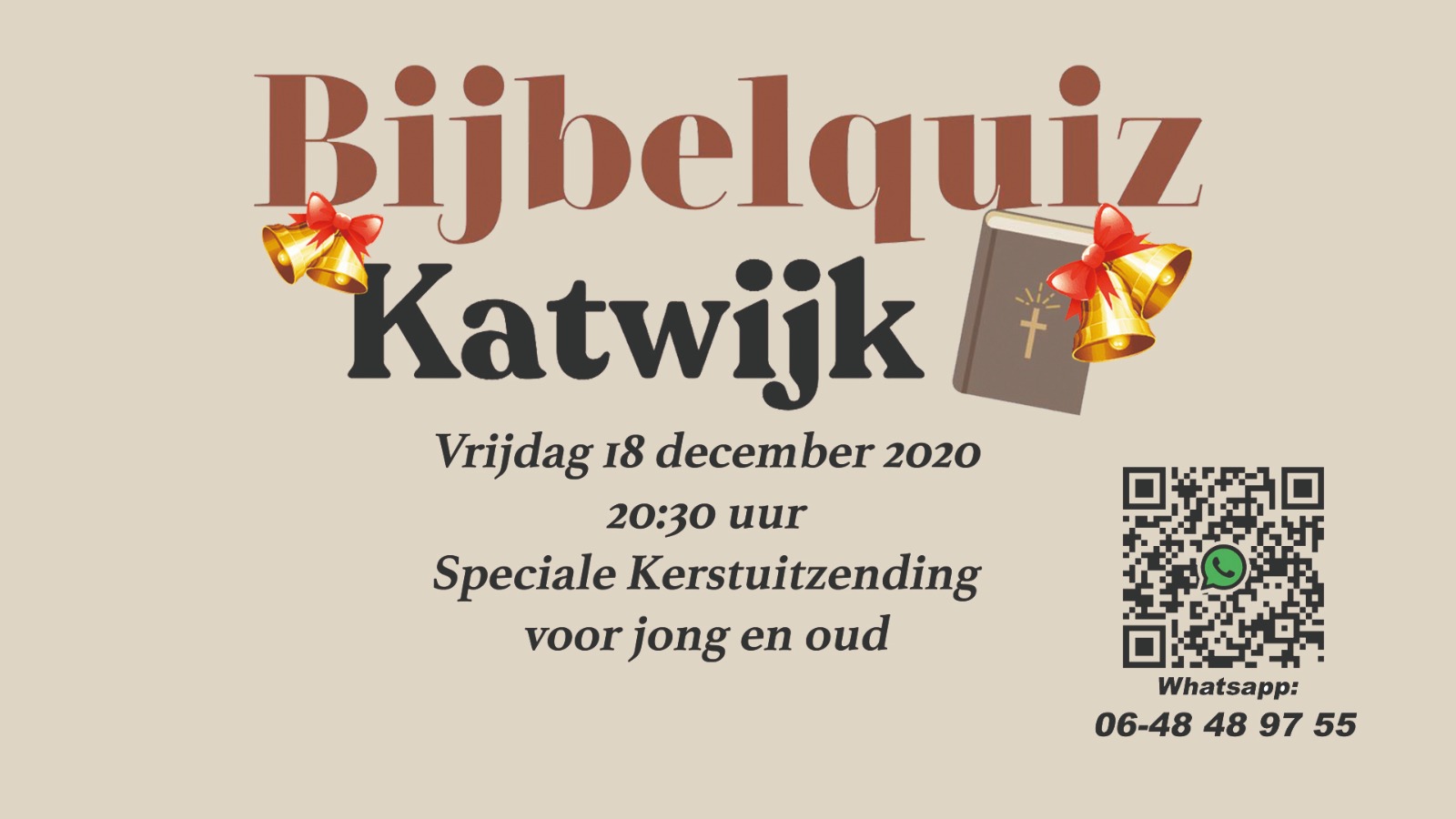 Doe mee met de Katwijkse Bijbelquiz Kerst2020!