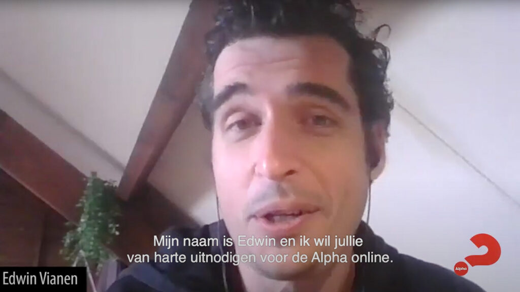 Alpha-online vanaf de camping…