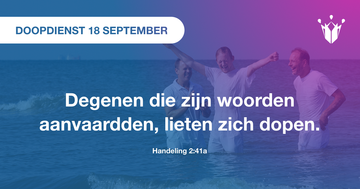 Dopen in zee op 18 september