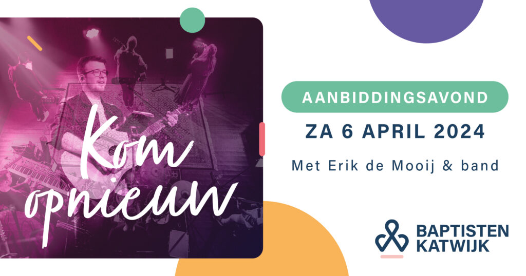 Aanbiddingsavond Erik de Mooij & Band ook via livestream!
