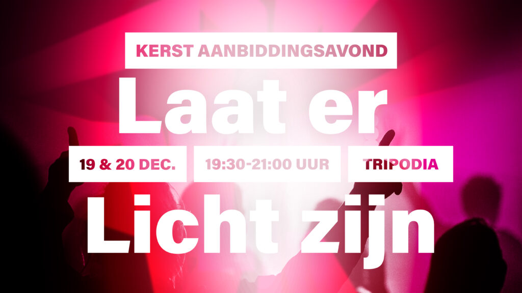 Kerstconcerten “Laat er Licht zijn” in Tripodia
