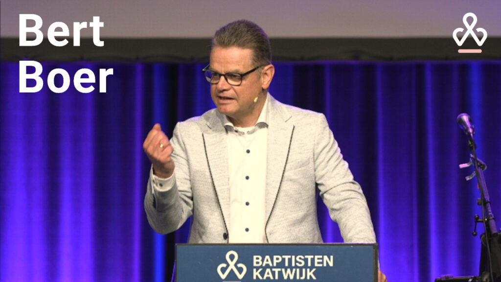 Bert Boer preekt over het evangelie bij Baptistengemeente Katwijk